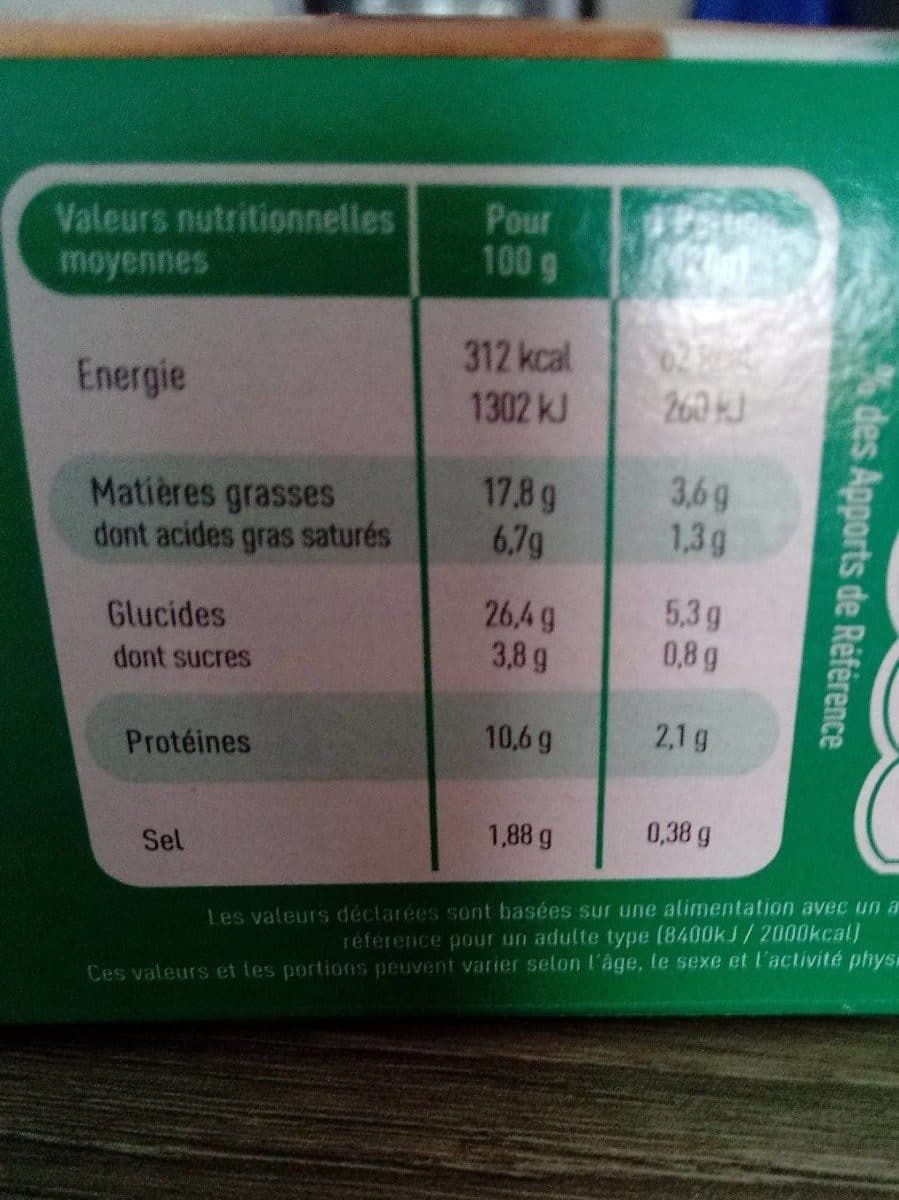 Open Food Facts Mini brioche au reblochon packshot