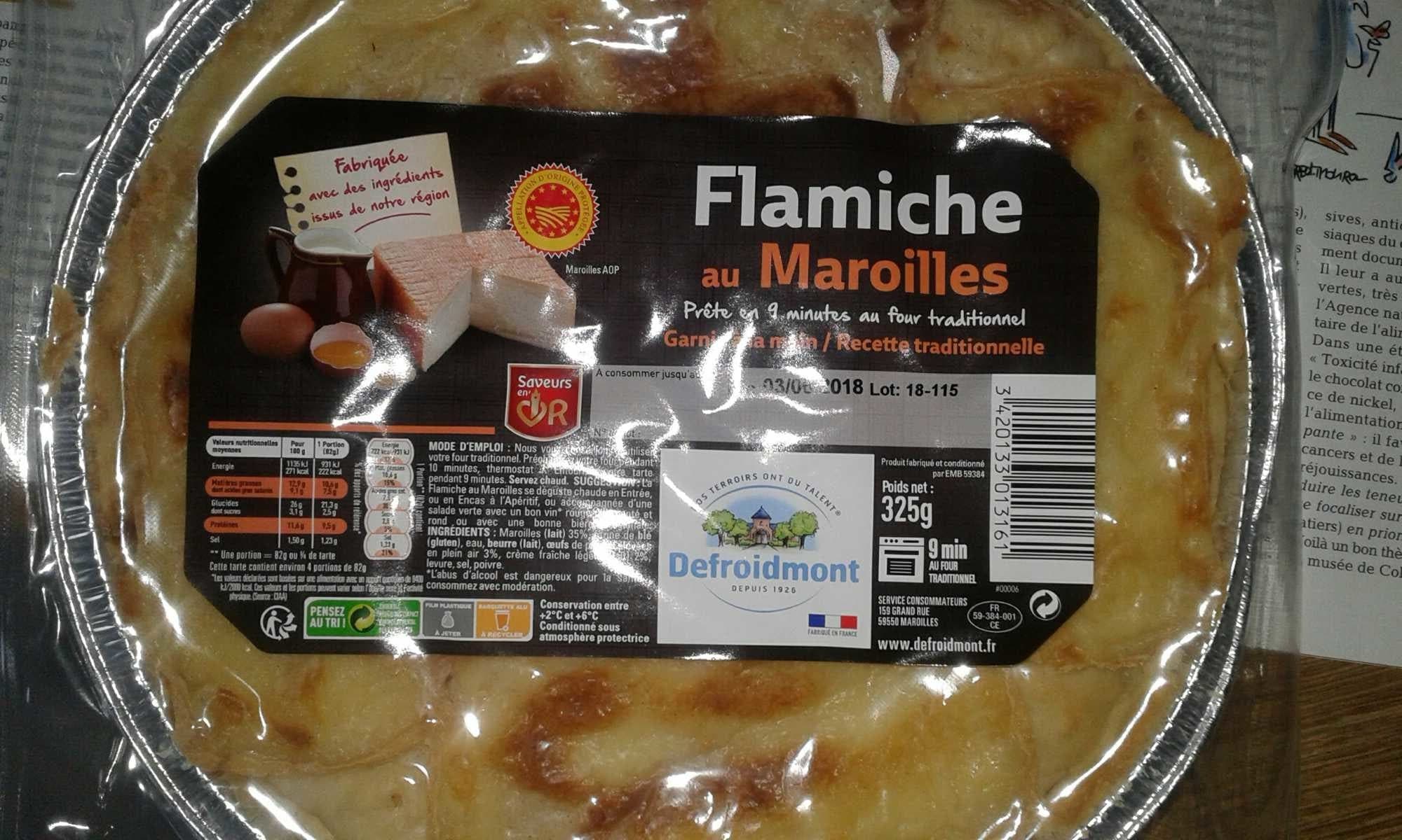 Defroidmont Flamiche au Maroilles packshot