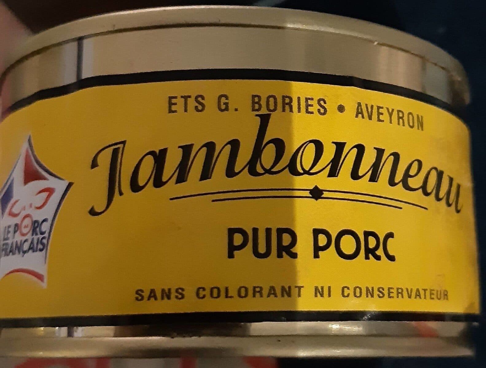 Ets G. Bories Jambonneau packshot