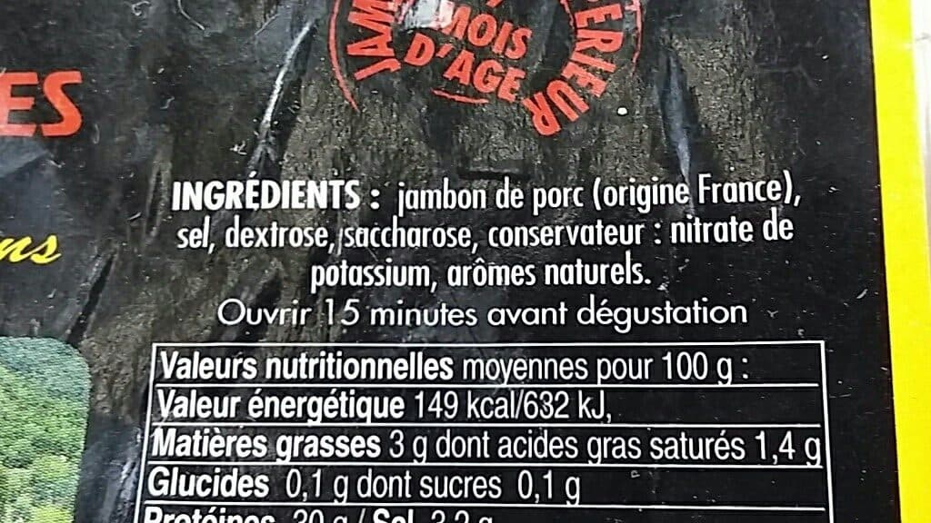 Open Food Facts Tranches à la façon aveyronnnaise packshot