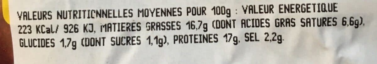Open Food Facts Saucisse au Piment d'Espelette packshot