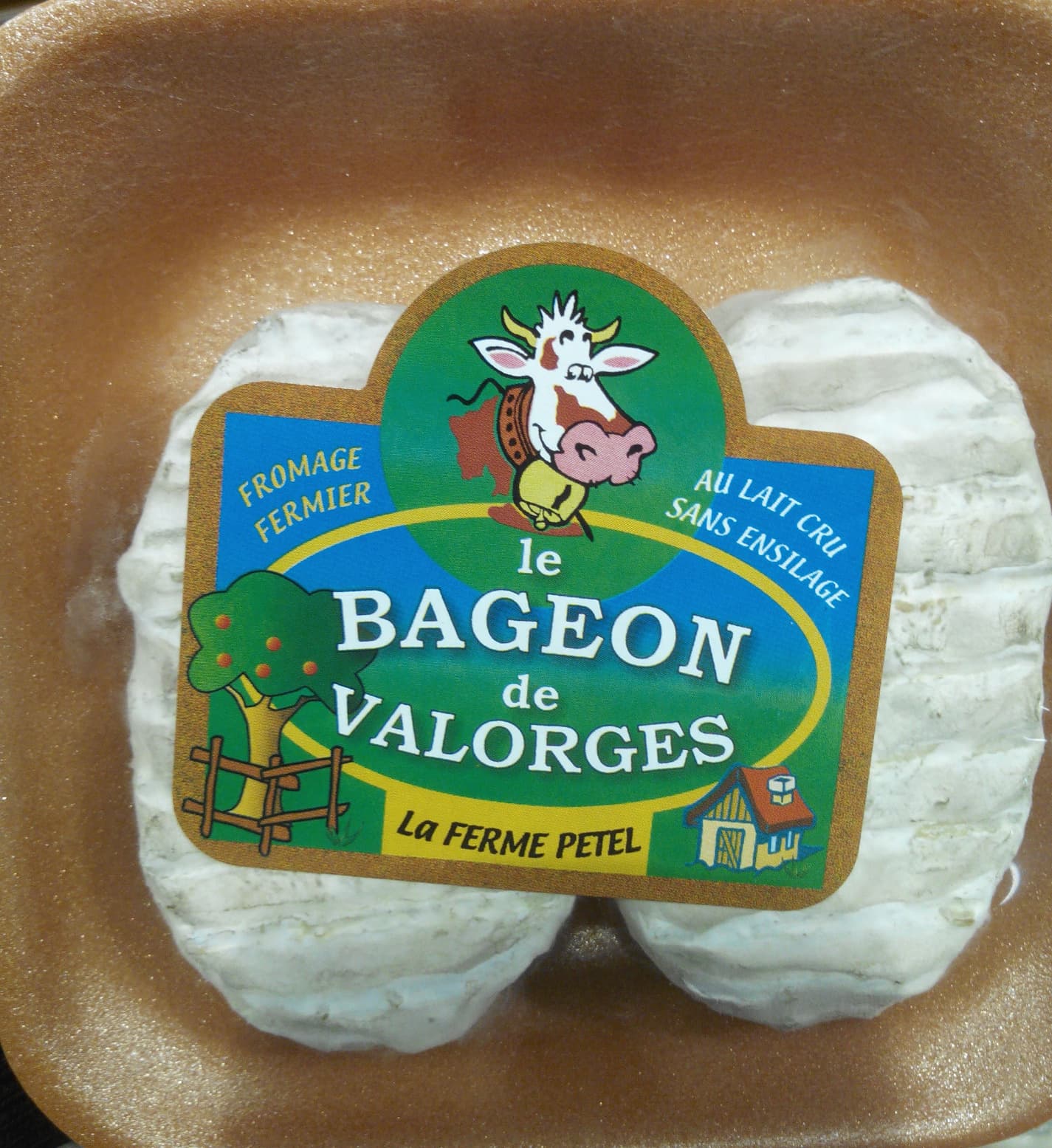 La Ferme Petel Le Bageon de Valorges affiné ovale packshot