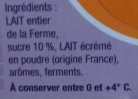 Ferme Adam Yaourts aromatisés packshot