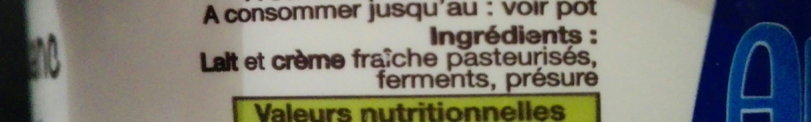 Ferme adam Fromage blanc biebeleskäs packshot