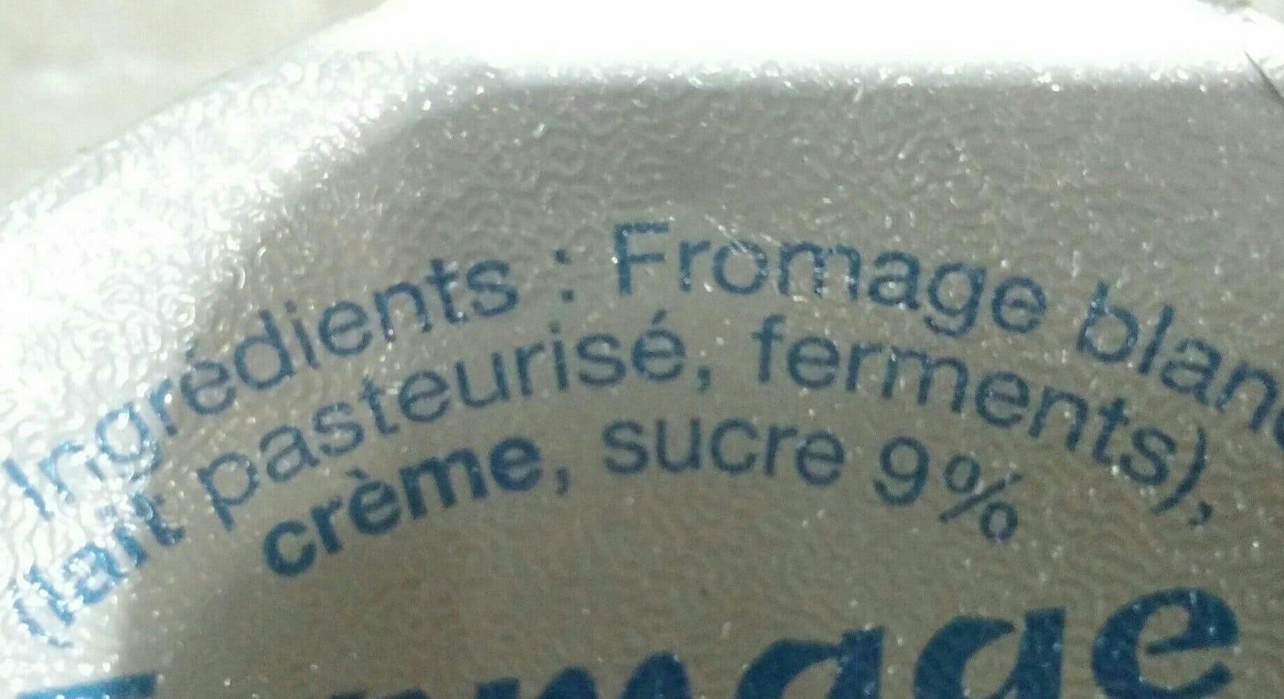 Ferme Adam Fromage blanc sucré packshot