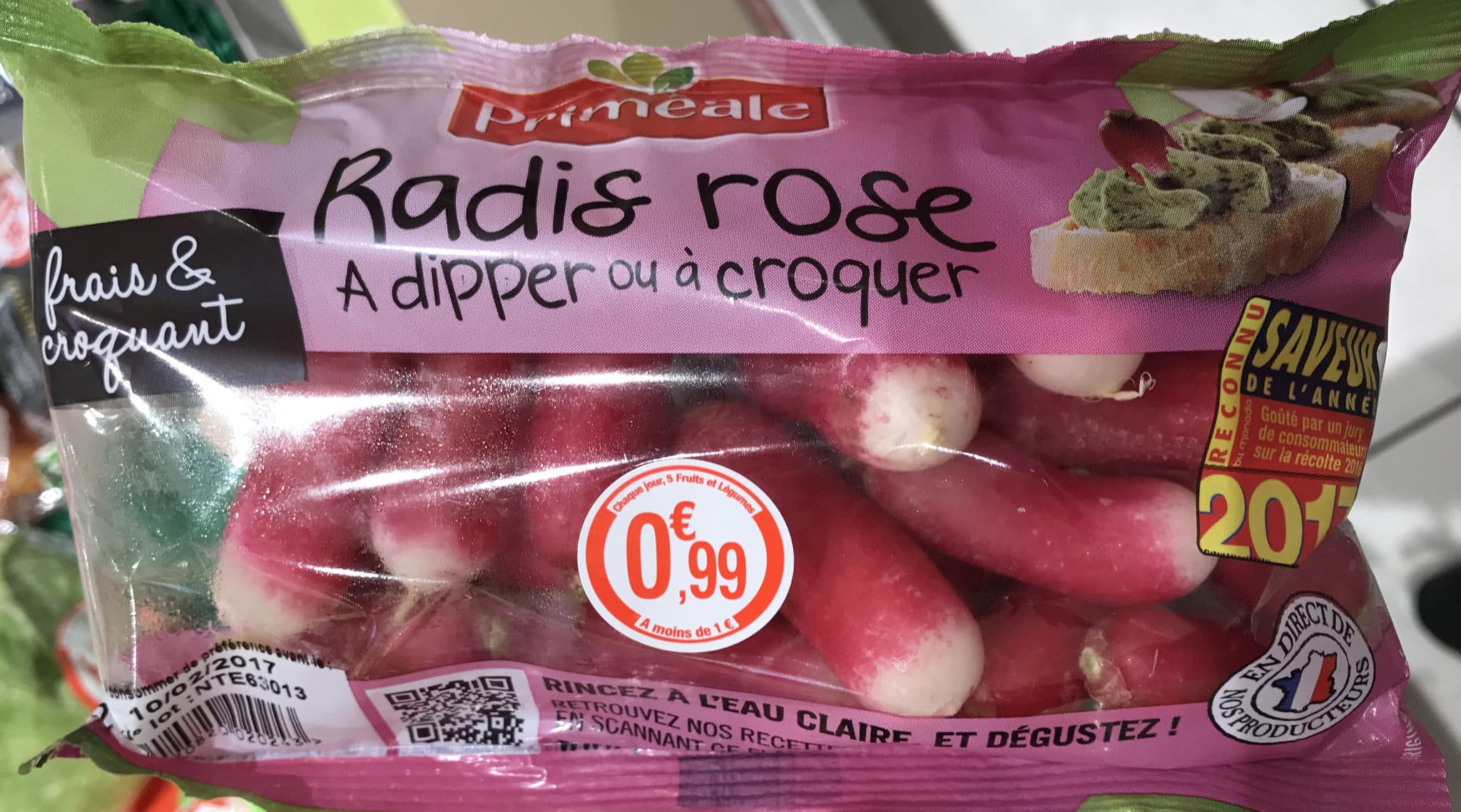 Priméale Radis rose packshot