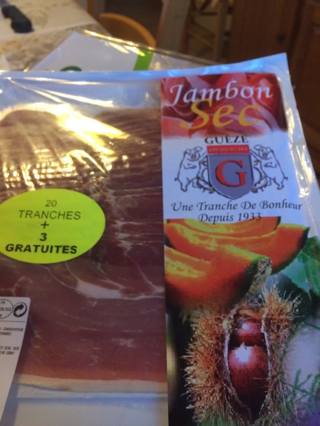 Gueze Jambon sec packshot