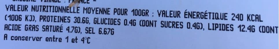 U Jambon de l'Ardèche packshot
