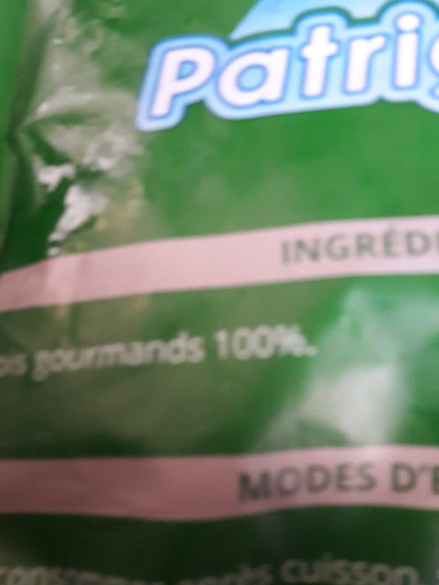 Open Food Facts Pois gourmand surgelés packshot