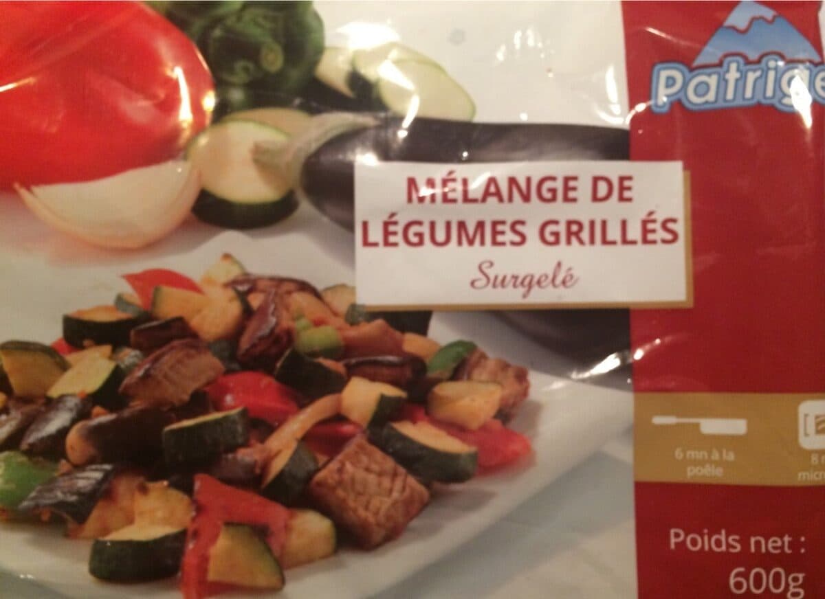 Open Food Facts Mélange de légumes grillés surgelé packshot
