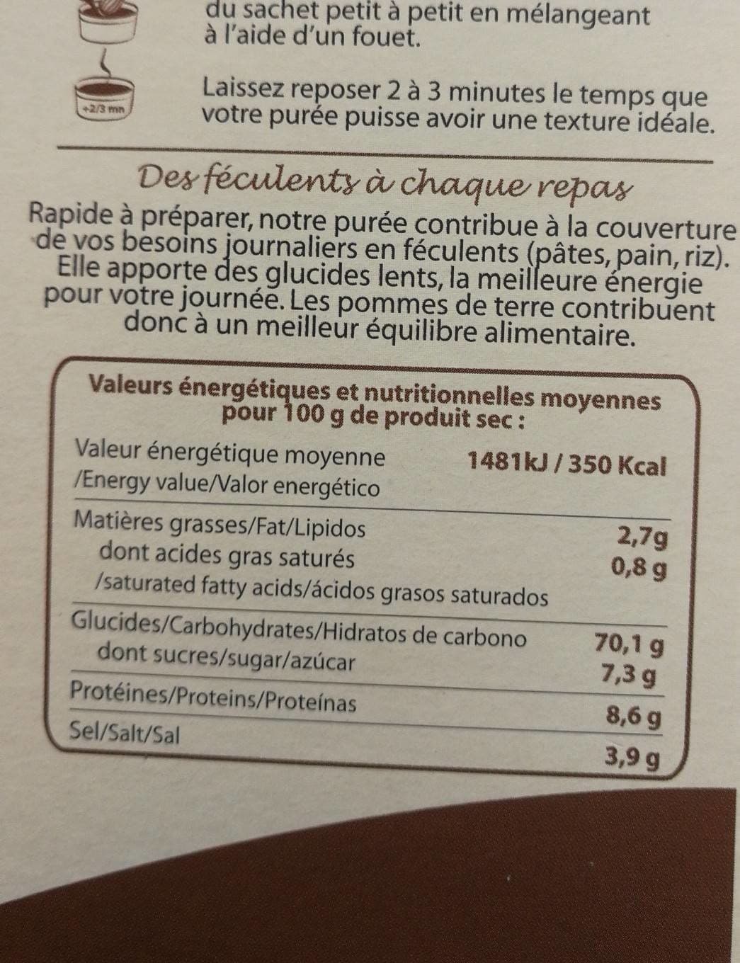 Marie de livinhac Purée Façon Sud-ouest Au Bon Goût De Canard packshot