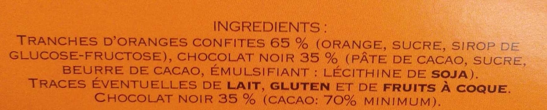 Chevaliers d argouges Orange Confite enrobée de Chocolat Noir packshot