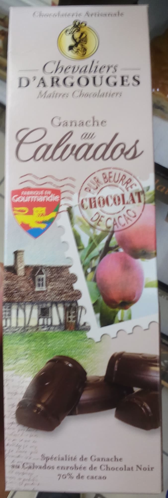 Chevaliers d'Argouges Ganache au Calvados packshot