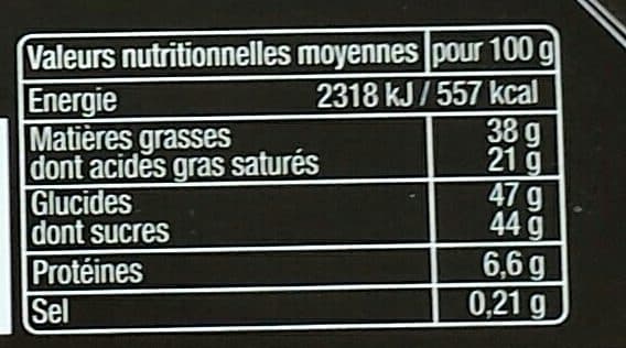 Chevaliers d'Argouges Tuiles assortiment noir/caramel packshot
