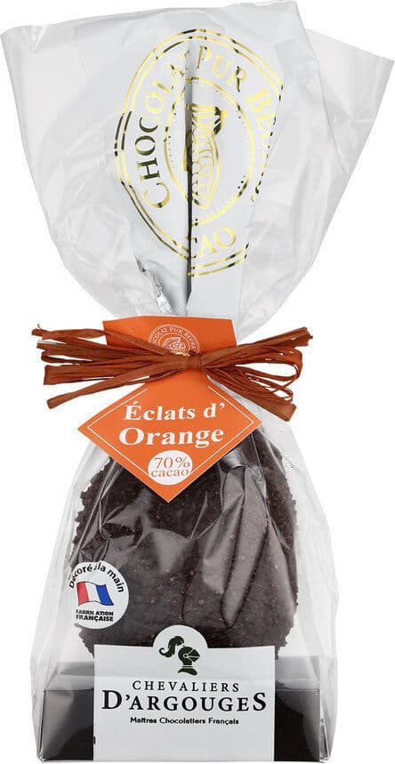 Chevaliers d'Argouges Œuf chocolat noir orange packshot