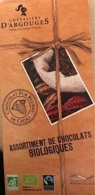 Chevaliers D’Argouges Assortiment de chocolats bio packshot