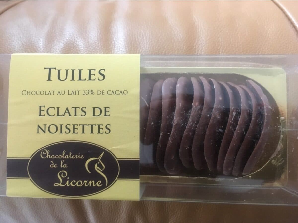 Open Food Facts Tuiles eclats de noisettes packshot