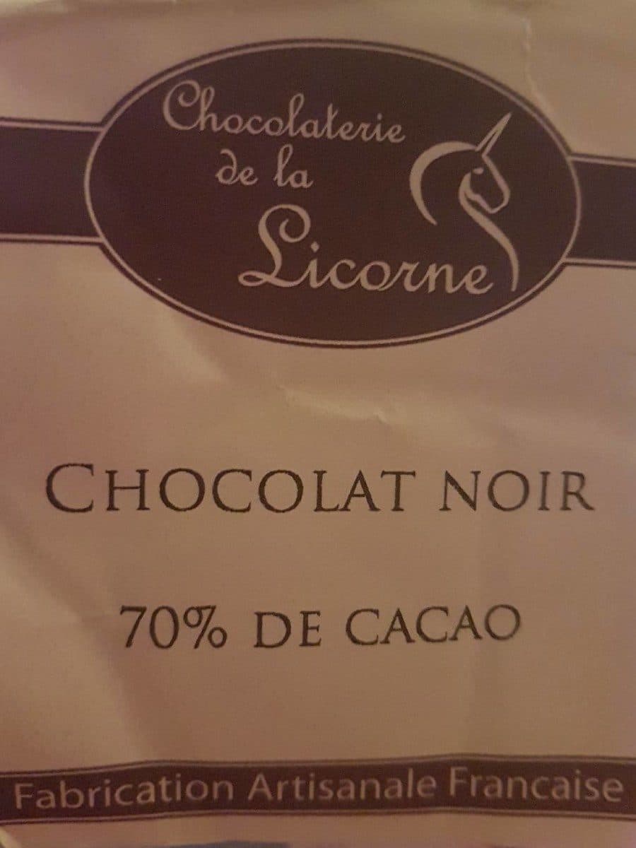 Open Food Facts Poule en chocolat noir 70% de cacao packshot