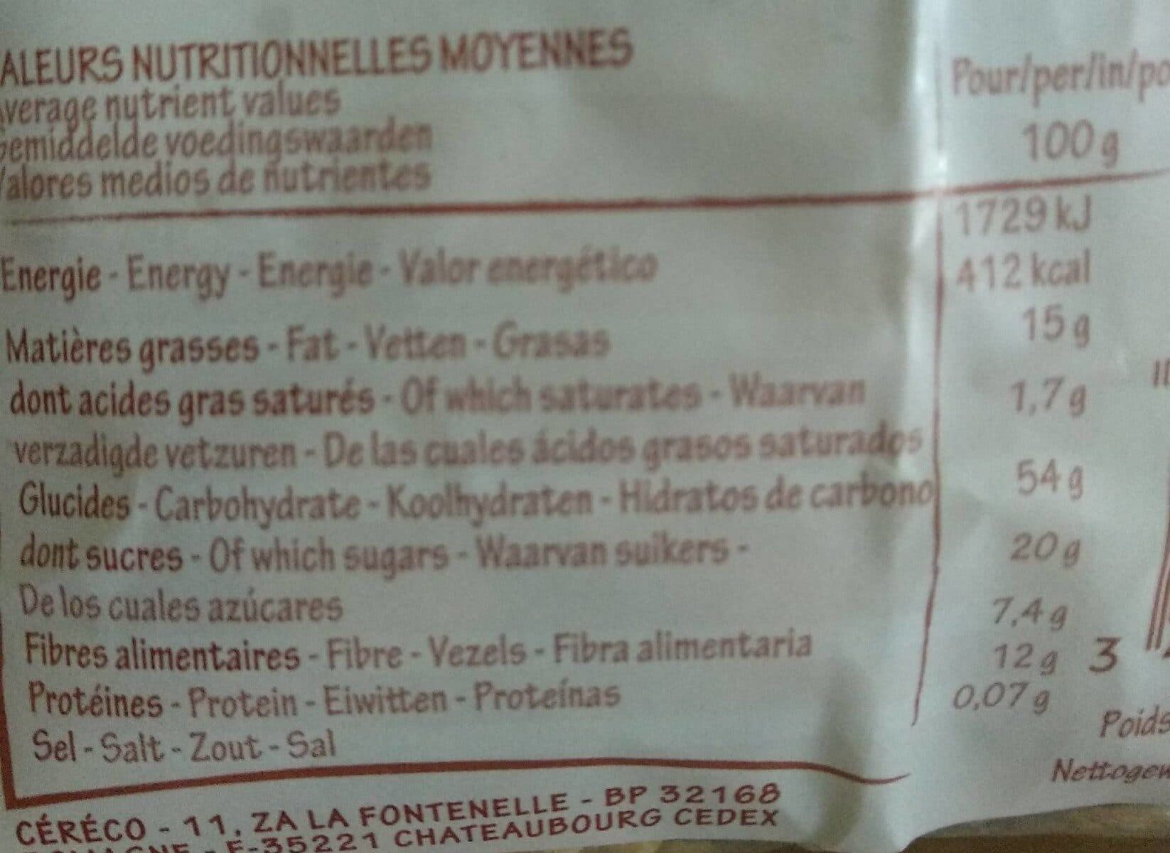Grillon d'or Super muesli packshot