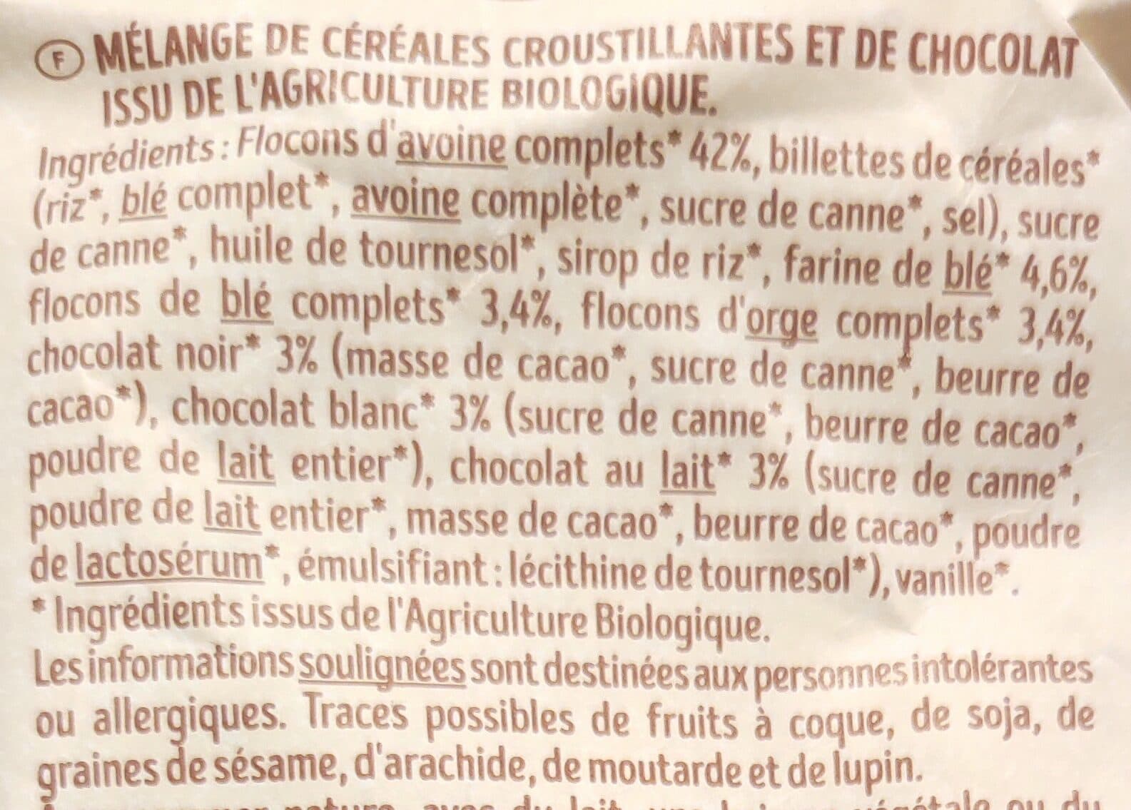 Grillon d'Or Krounchy 3 chocolats packshot