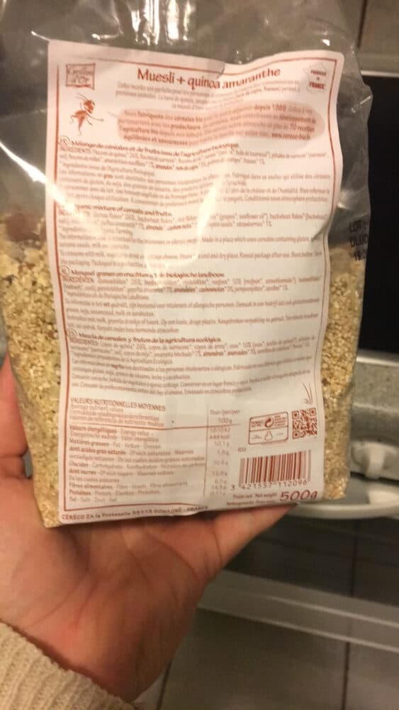Grillon d'Or Muesli Quinoa Amaranthe packshot