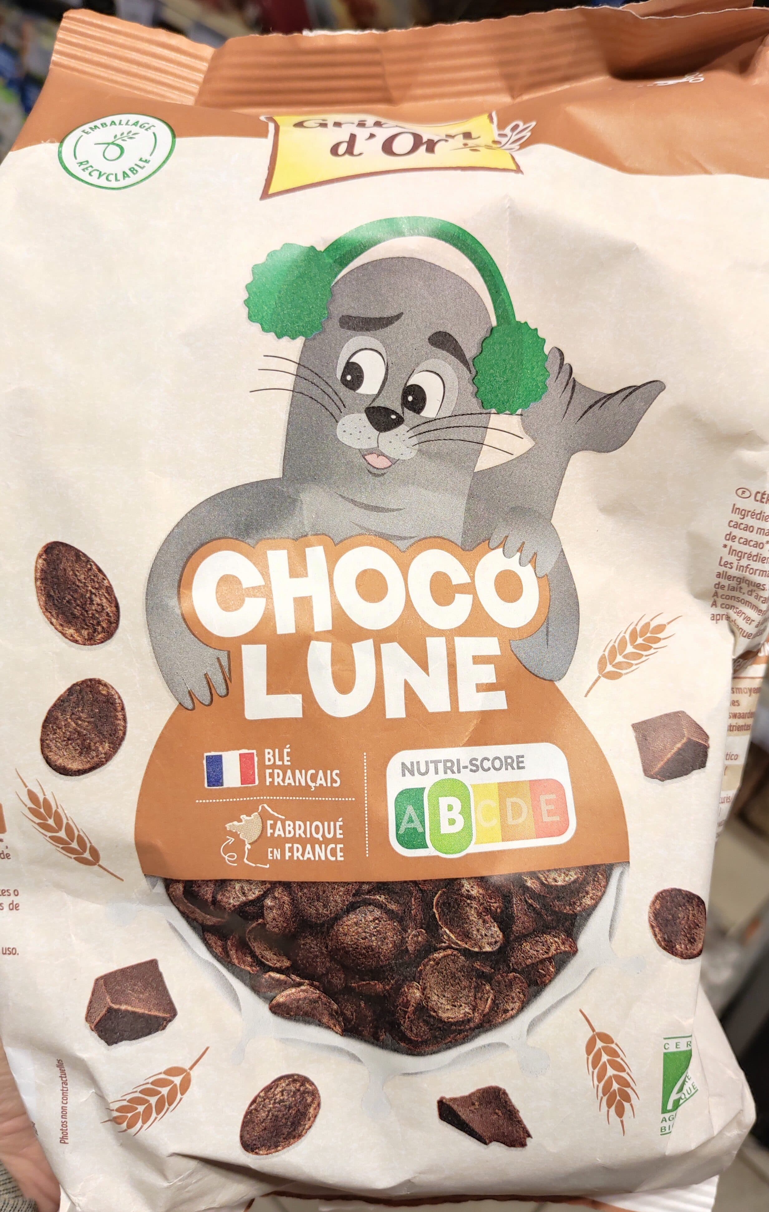 Grillon d'or Chocolune packshot