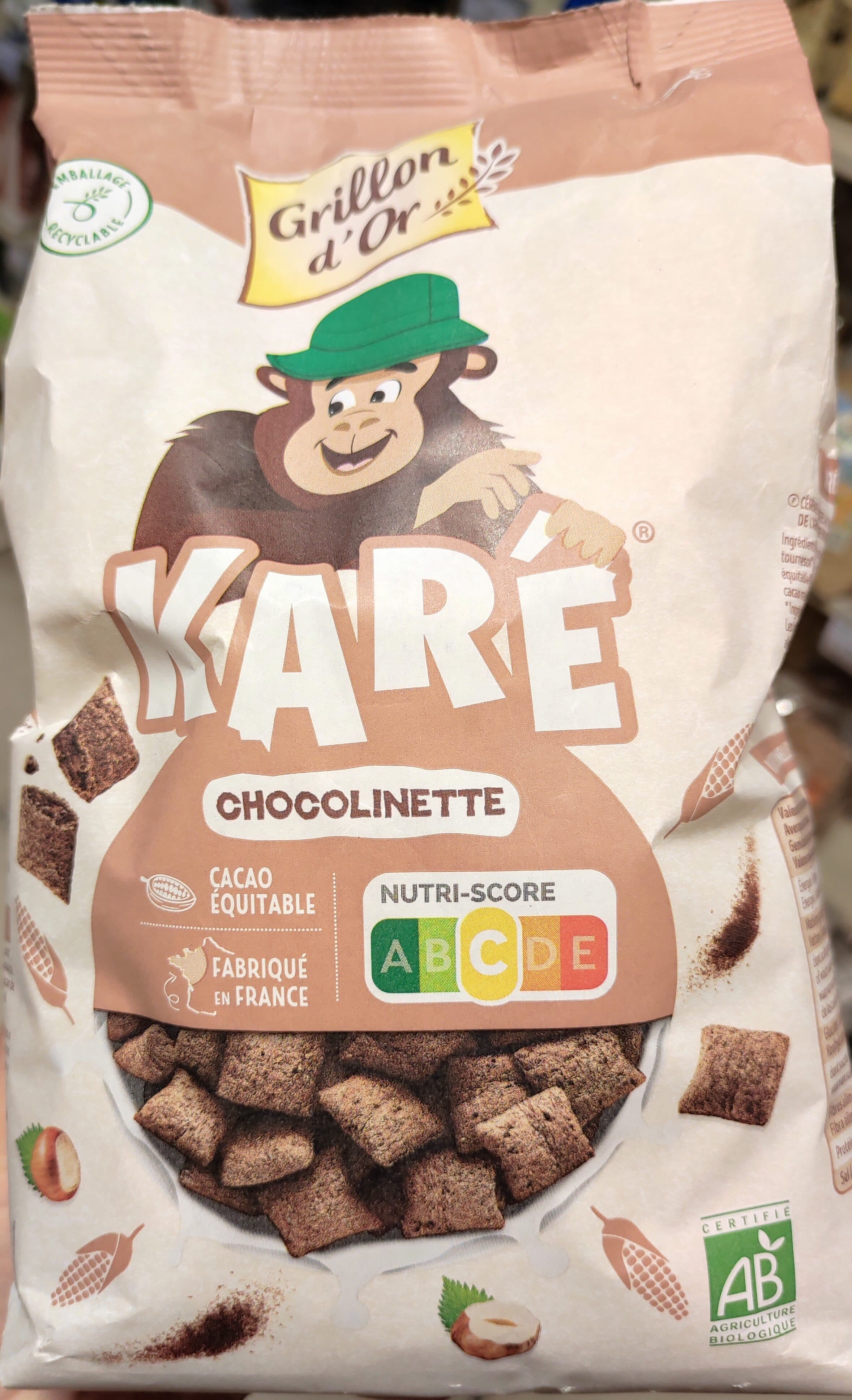 Grillon d'Or Ka’ré fourré Chocolinette packshot