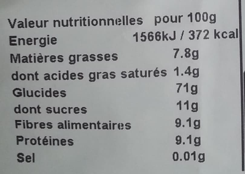 Terres et céréales Muesli noisettes packshot