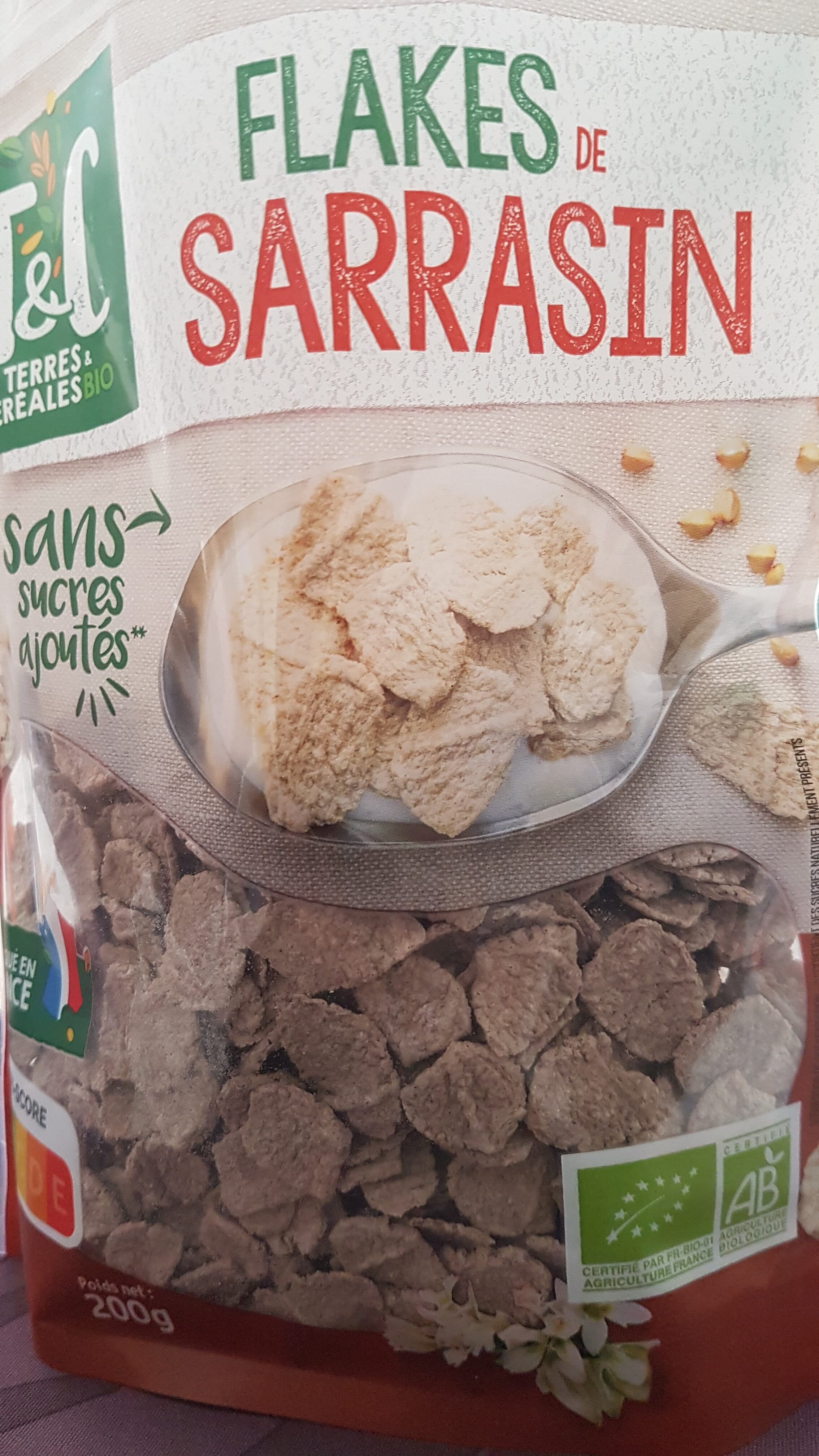 Terres et Céréales Flakes de sarrasin packshot