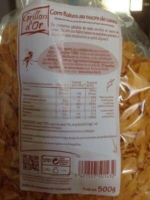 Grillon d'Or CORN FLAKES SUCRE CANNE packshot