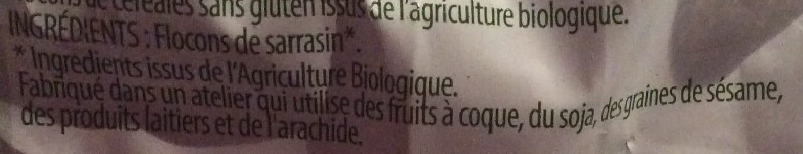Terres Et Cereales Flocons de sarrasin packshot