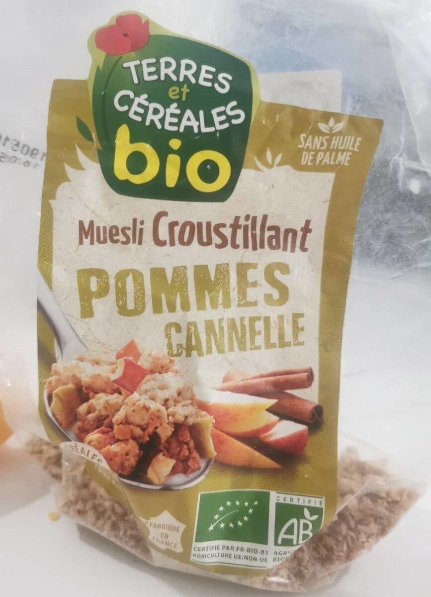 Terres et Céréales Muesli croustillant pommes canelle packshot