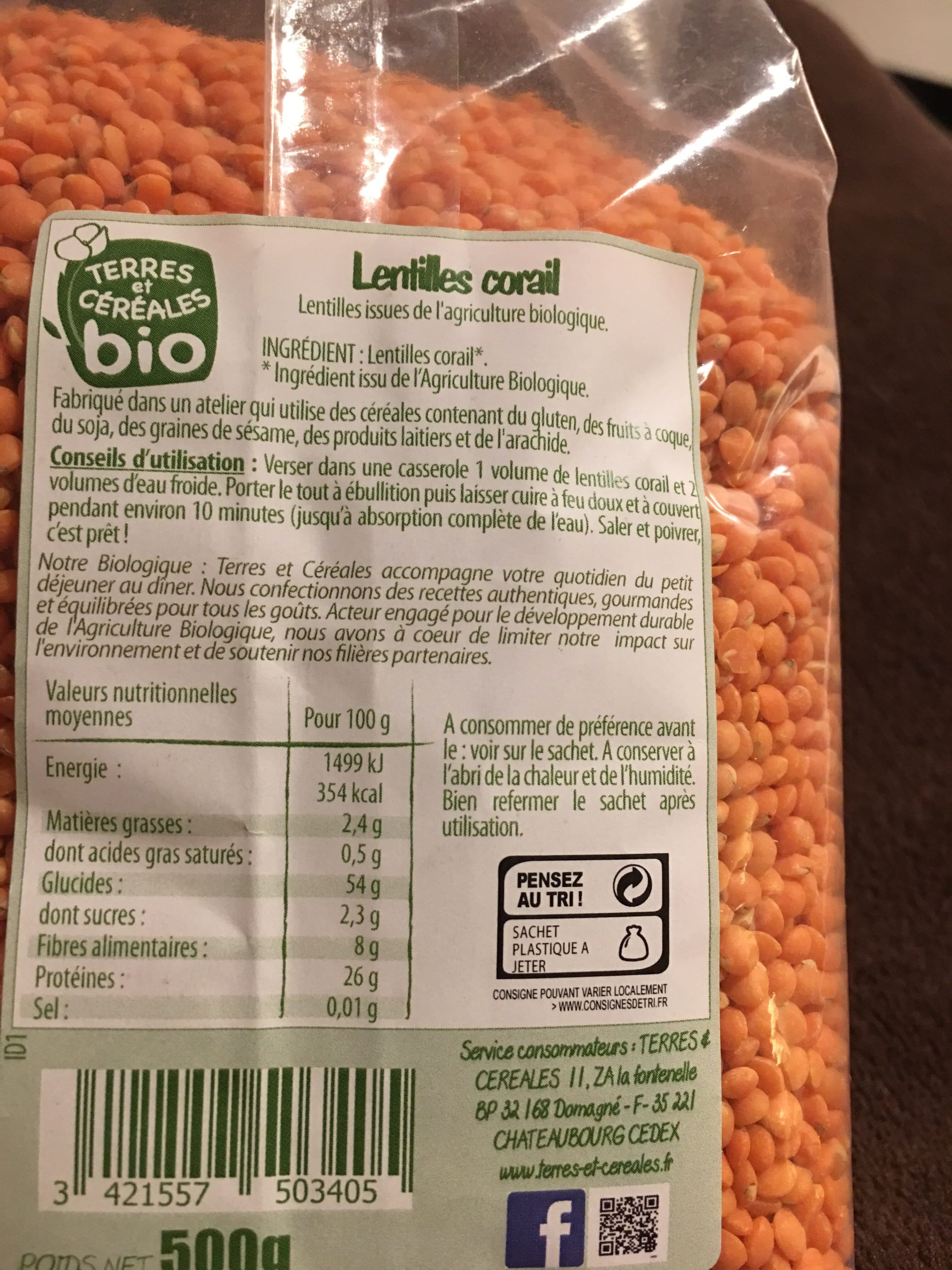 Terres et cereales bio 3421557503405 packshot