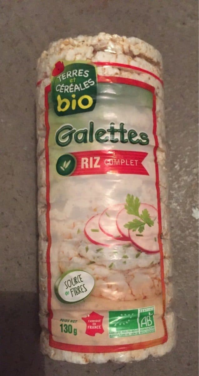 Terres et Céréales Bio Galettes riz complet packshot