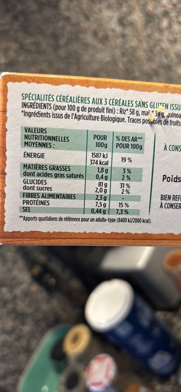 Terres & Céréales BIO Tartines craquantes aux 3 céréales packshot
