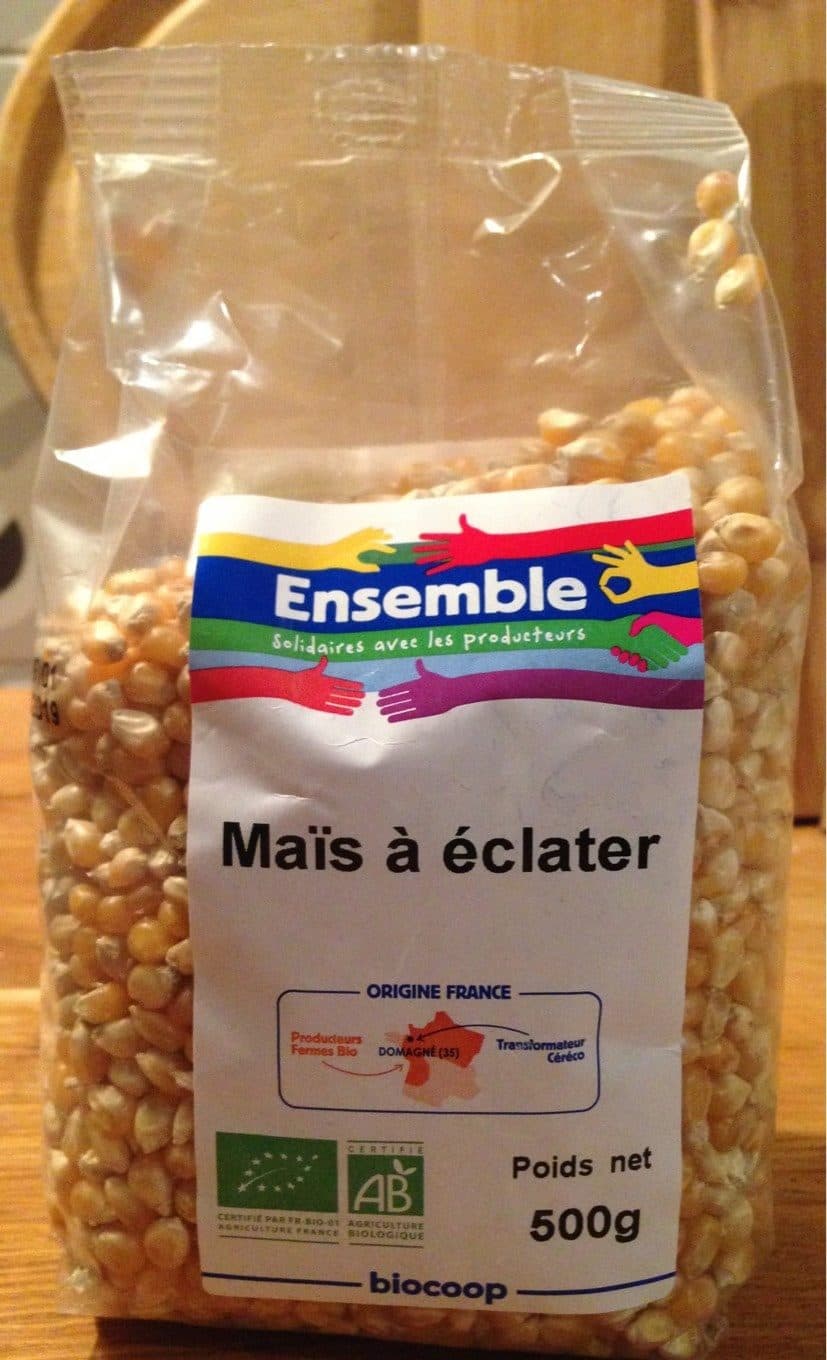 Ensemble Maïs à éclater packshot