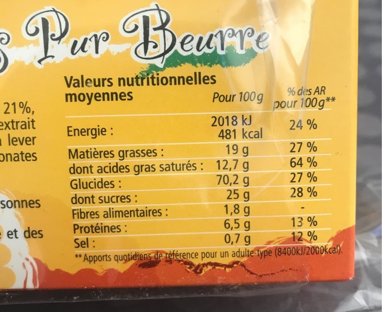 Grillon d'Or Galettes Pur Beurre packshot