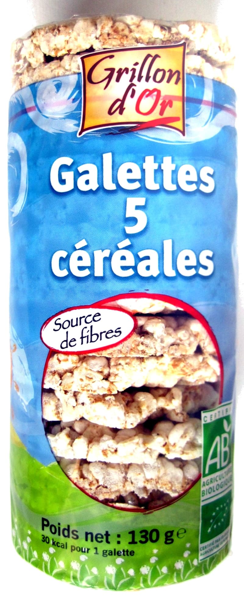 Grillon d'or Galettes 5 céréales packshot