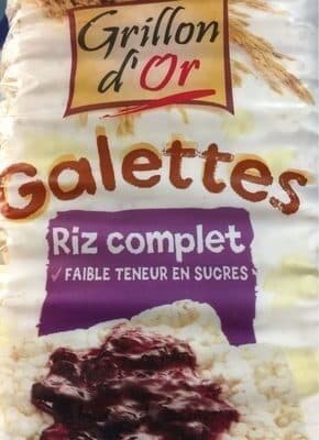 Grillon d’or Galette Fine Au Riz Complet packshot