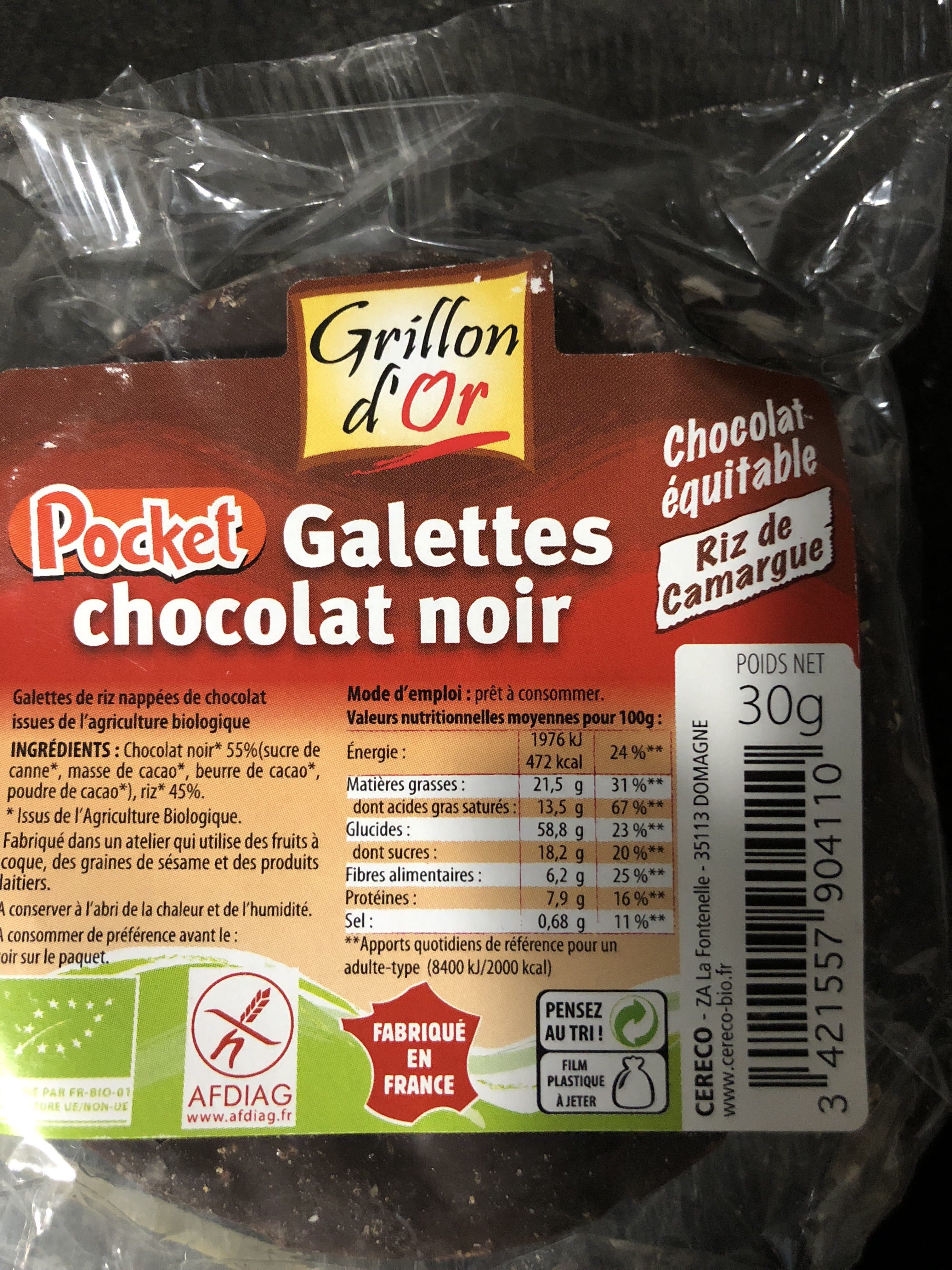Grillon d'Or Epicerie / Epicerie Sucrée / Galettes Riz Et Céréales packshot