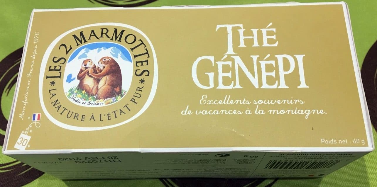 Les 2 marmottes Thé Génépi packshot