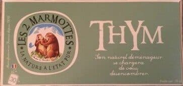 Les 2 marmottes Thym pour infusion packshot