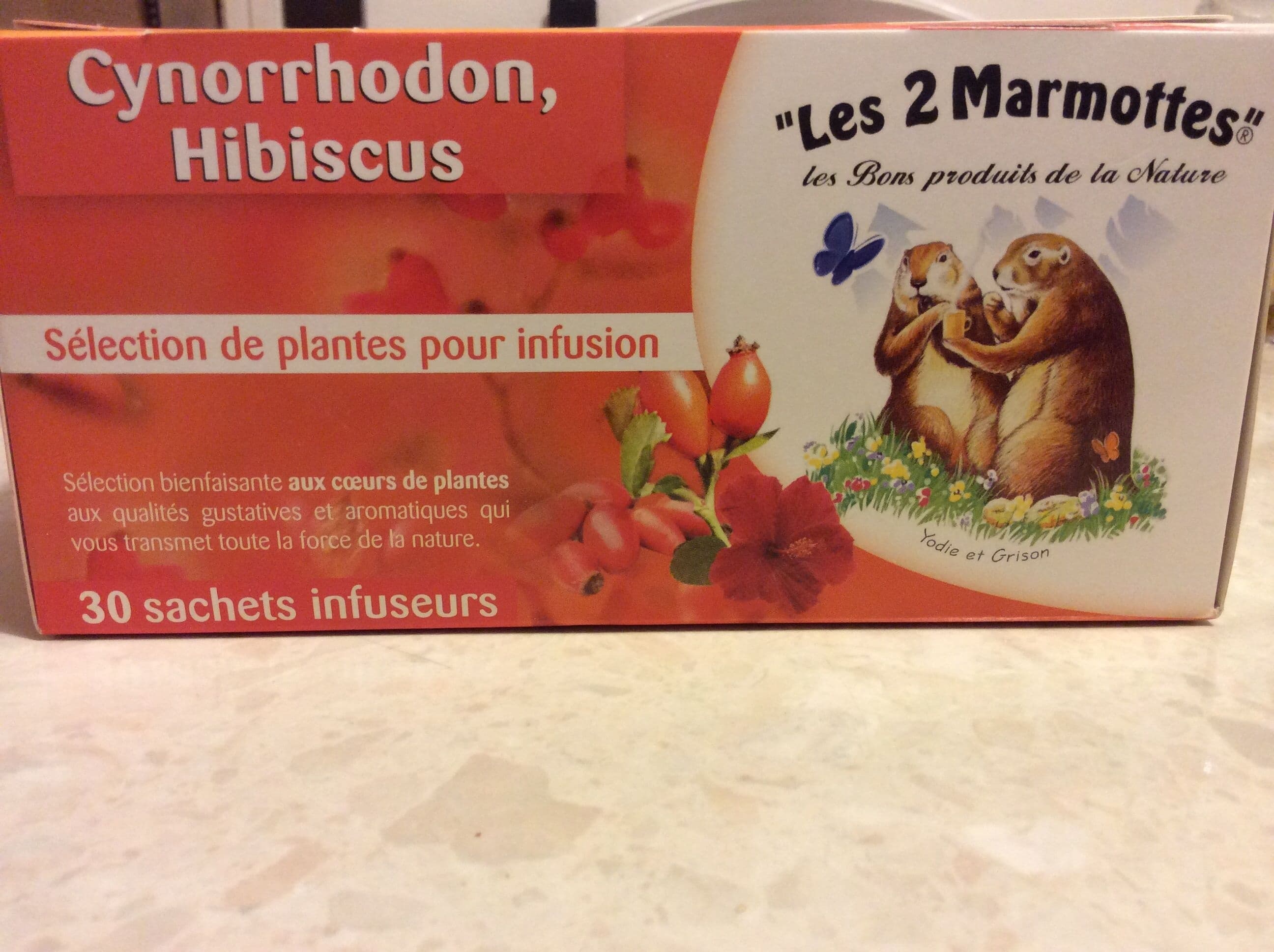 Les 2 marmottes Cynorrhodon, hibiscus packshot