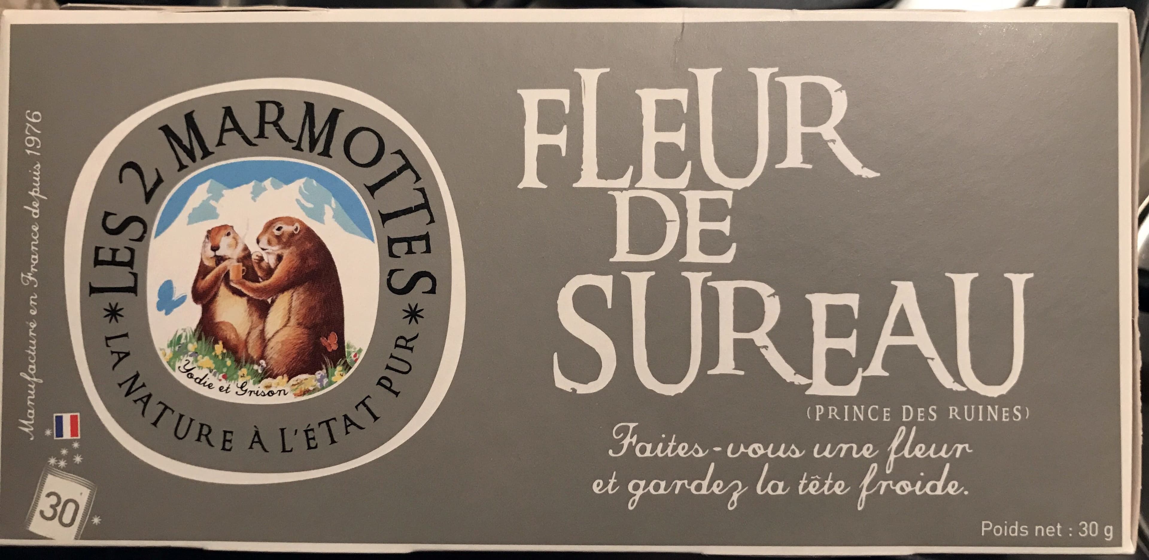Les 2 Marmottes Fleur de sureau packshot
