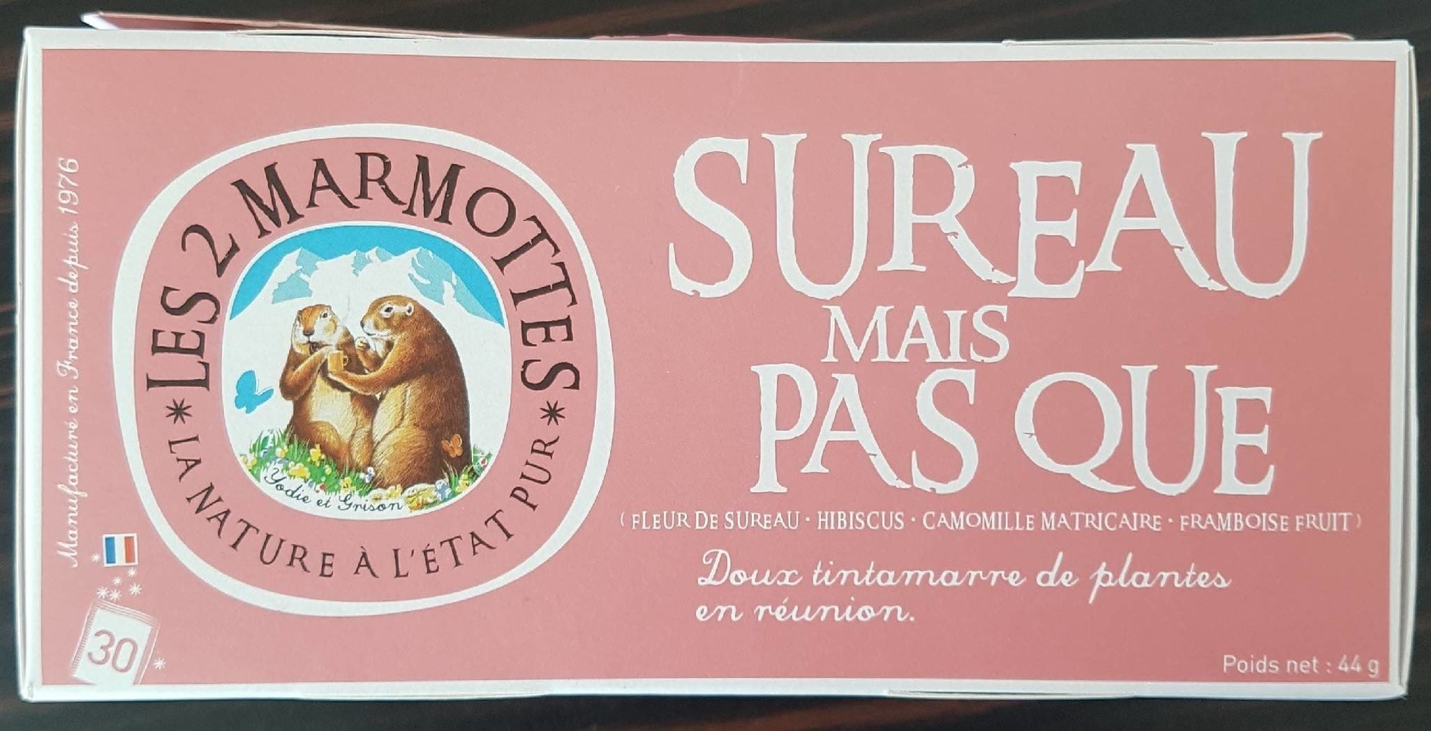 Les 2 Marmottes Tisane de Sureau mais pas que... packshot
