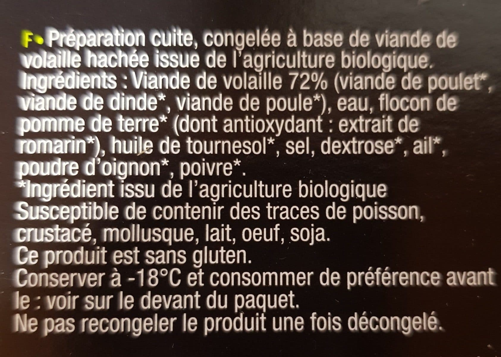 Open Food Facts Chicken balls packshot