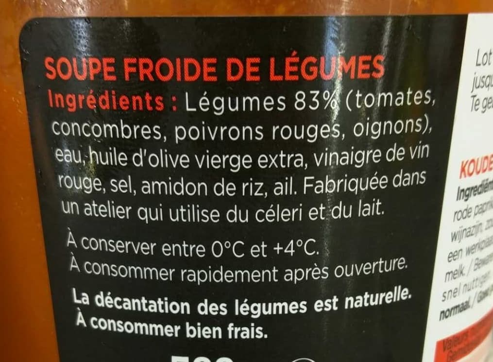 Créaline Gazpacho L'Original packshot