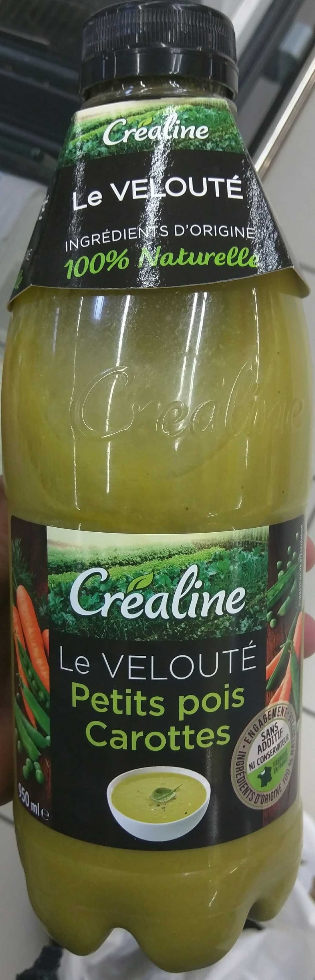 Créaline Le Velouté Petits pois Carottes packshot