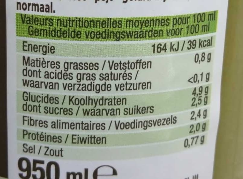 Créaline Le Velouté Petits pois Carottes packshot