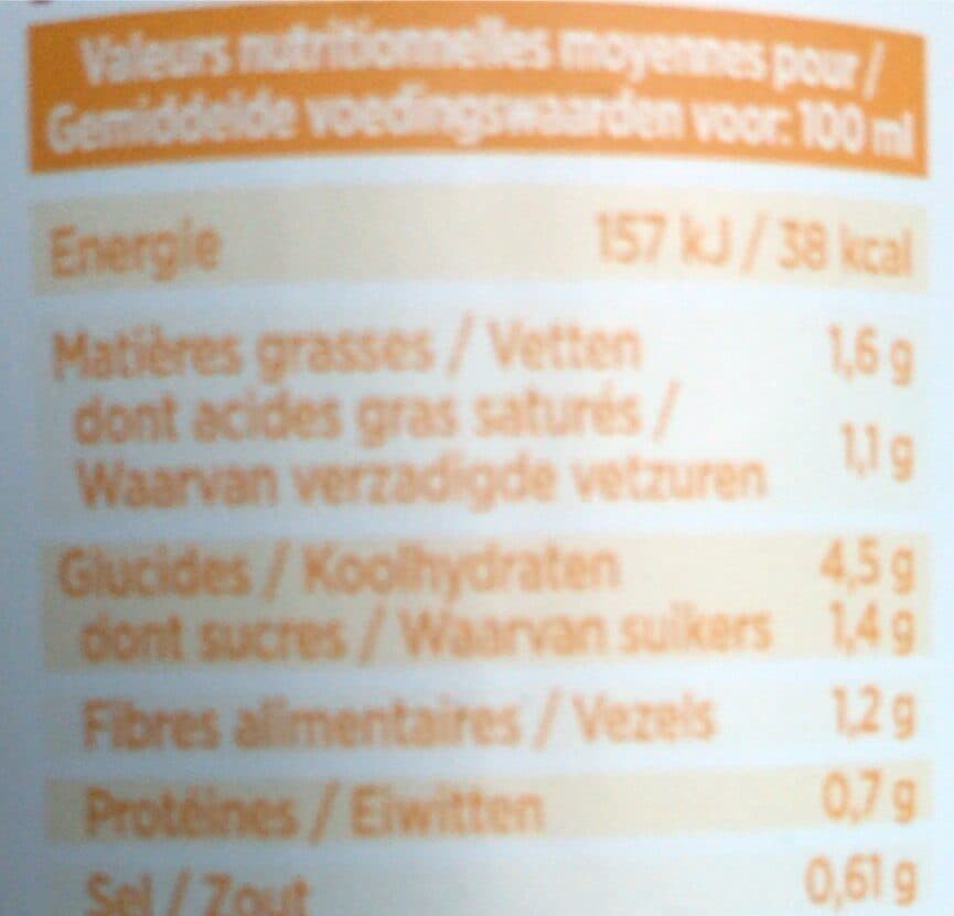 Créaline Le velouté potirons carottes packshot